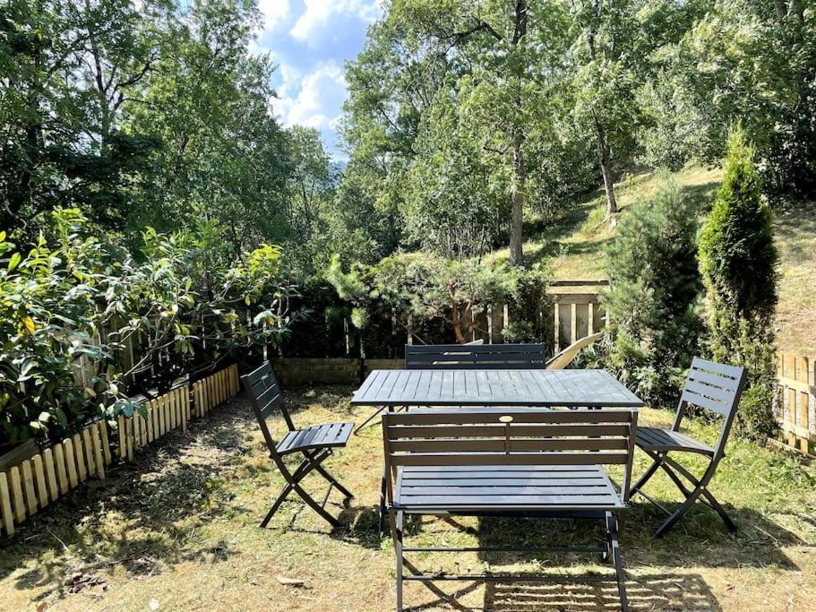 Logement A Megeve Avec Jardin Exterior foto