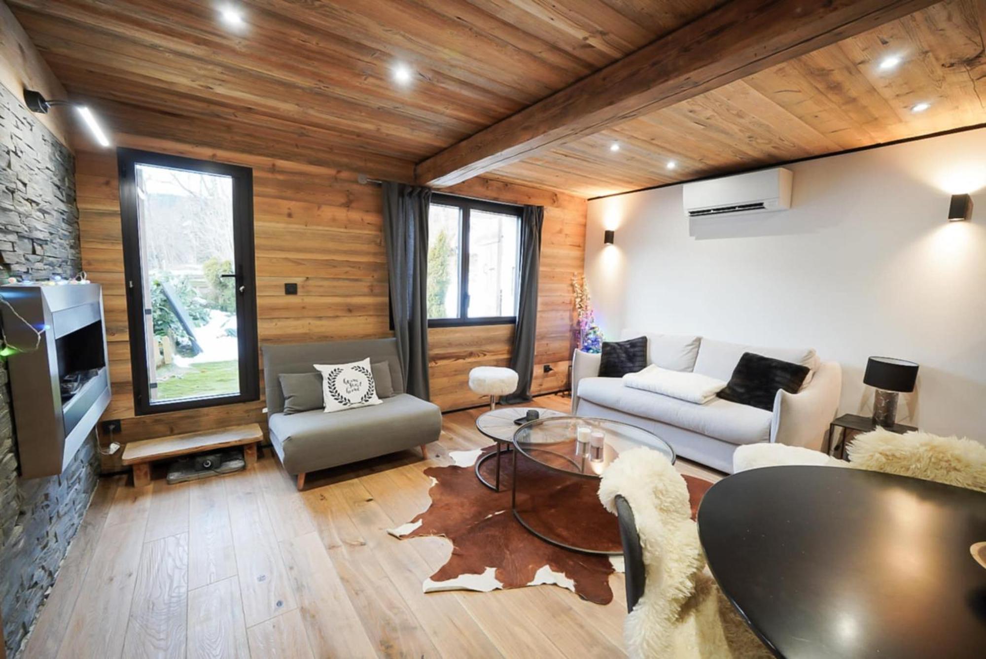 Logement A Megeve Avec Jardin Exterior foto
